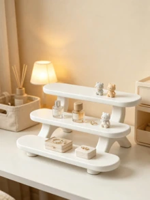 1pc Large Cute 3-Tier Desktop Display Rack, Desktop Storage Organizer ...
