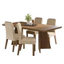 MADESA Dining Table & Chair Sets - Brown - View 2