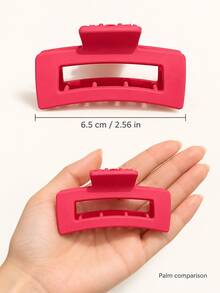 4pcs Cute Grass Shaped Printed Hair Clips Set, Suitable For Daily Wear, School And As Winter Gift Hair Accessories For Women - Multicolor - View 7