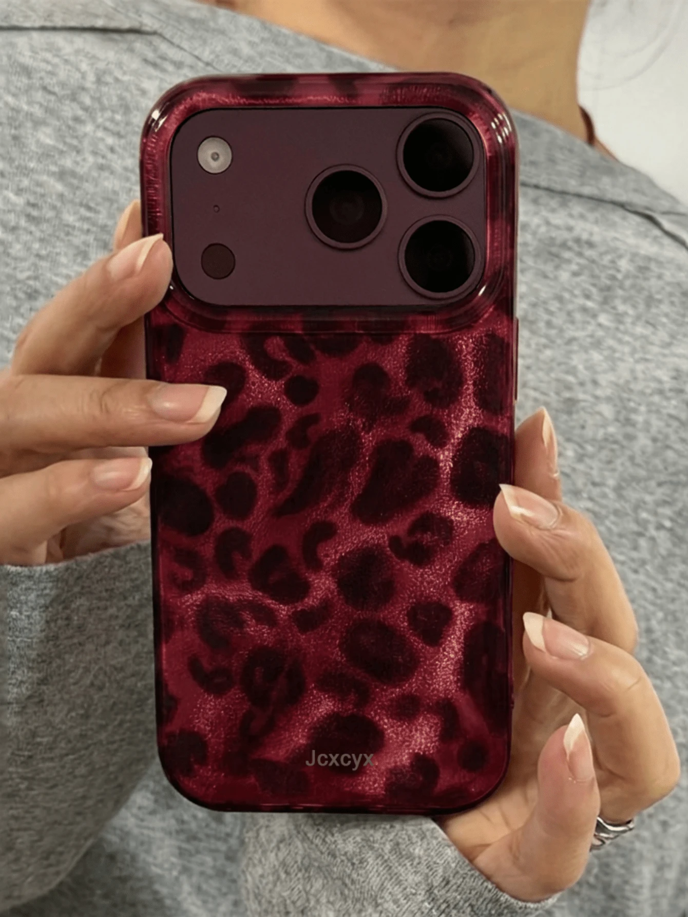 奢華豹紋貝殼紋理手機殼，相容 iPhone 18 Pro Max 17 Pro Max 17 Pro 17 Air 17 16 15 14 Plus 13 12 Pro Max 11，時尚防震後蓋