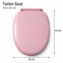 Universal Toilet Seat, Thickened Toilettainer Cover Plate, Compatible With U-Shaped, V-Shaped, O-Shaped, And Traditional Toilet Seats For Home Use. - A - View 3