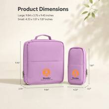 Upright Cosmetic Bag, Large Capacity Multi-Functional Portable Travel Business Toiletry Bag, Spacious Stationery Storage Bag, Multi-Compartment Design + Fabric + Mesh Pockets, Portable Skincare Products Storage, Gift For Women, Christmas Gift, Great Gift For Her,Pouch,Makeup Pouch,Travel Essential - Multicolor - View 12