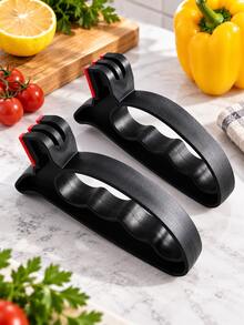 Handheld Scissor Sharpener With A Modern Ergonomic Handle For Home Chefs And Craft Enthusiasts, A Creative And Scissor Sharpening Tool For Kitchen Paper Crafts - View 12