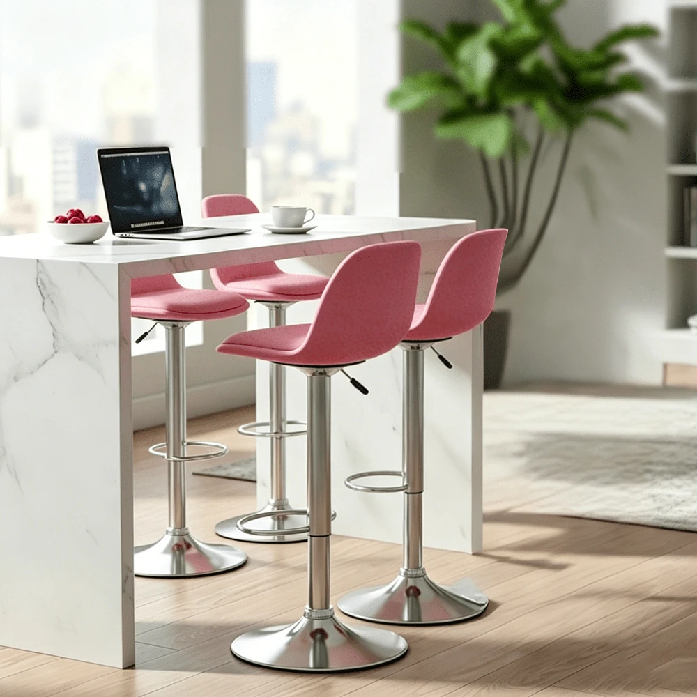 Barstools - Pembe - Görünüm 1