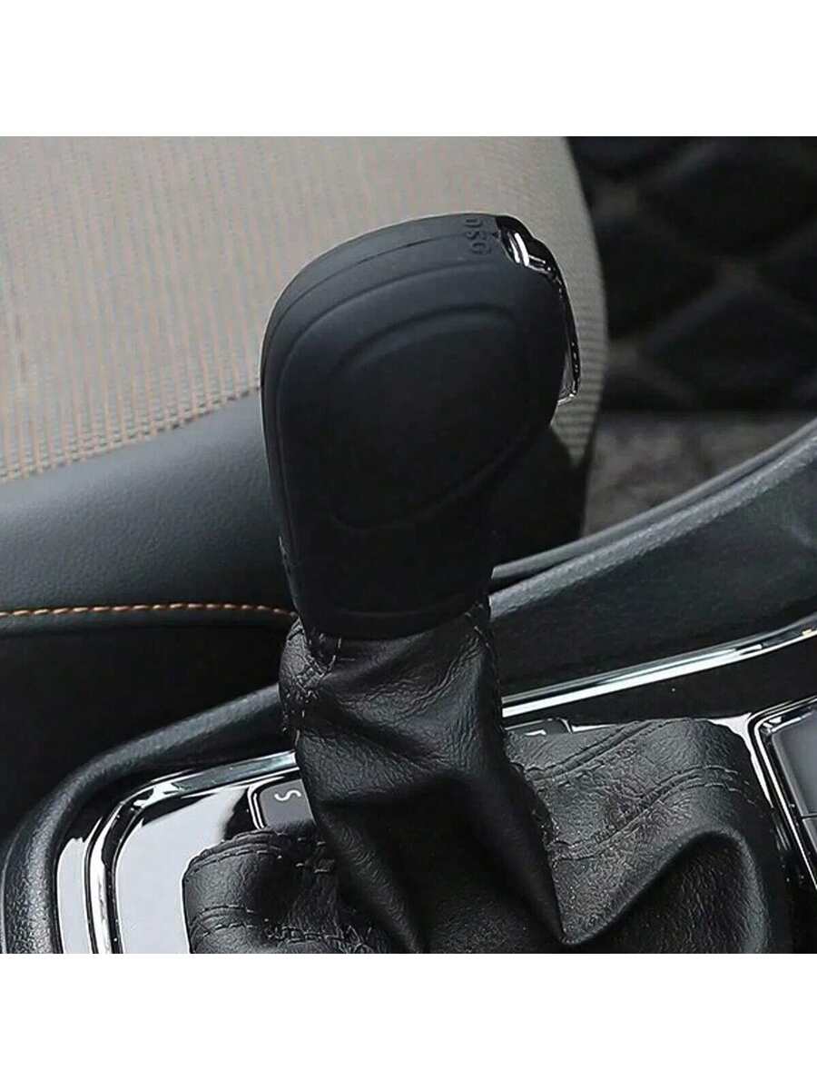 Silicone Gear Shift Cover, Anti-Slip Handle, Car Interior Protection Accessory - Multi-color - View 1