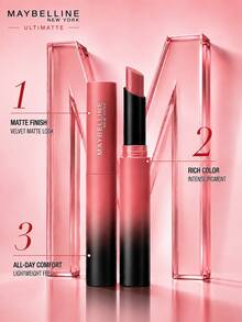 Maybelline 美寶林 Matte Mist 纖細唇膏 #499 1.7g，巧克力色調，啞光妝效，不乾澀，輕盈絲滑，豐盈雙唇，日常上鏡妝容 - 美寶蓮霧感霧面細管唇膏 499 - 查看 9