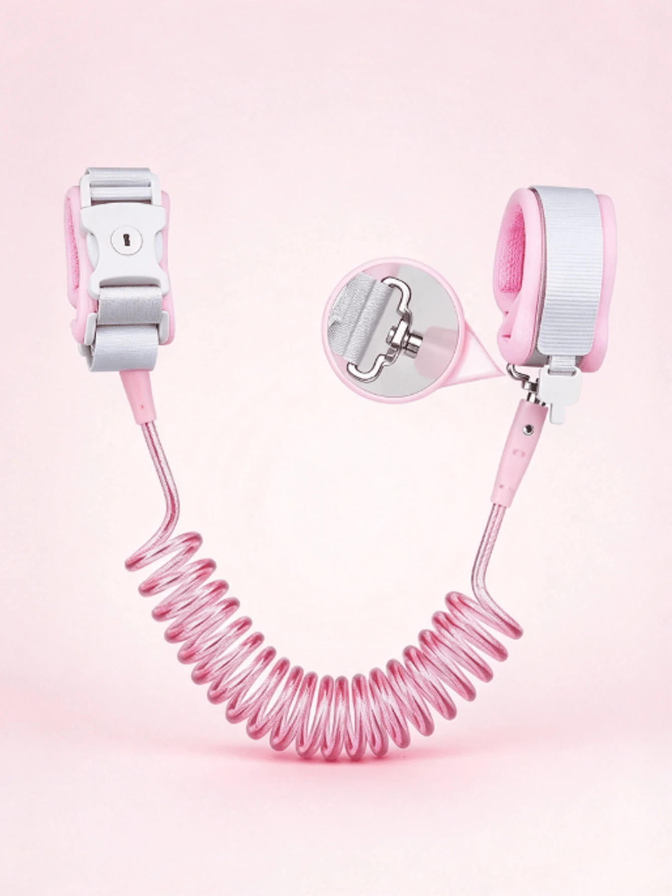 1 Anti-Lost Wristband (With Retractable Coiled Tether) - Outdoor Travel Wristband - Upgraded Version. - Multicolor - View 1