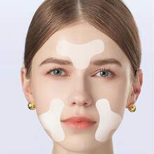 12/20/40pcs Facial Patches, Overnight Smoothing Face Patches, Y-Shaped Design For Facial Contours, Suitable For Forehead, Between Eyes, Around Mouth, Lips, And Eye Area - Clear - View 2