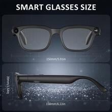 AI New Smart Video Glasses, 13MP High-Definition Camera, First-Person POV Vlog Camera, AI Translation And Voice Assistant, Object Recognition, Open-Ear Audio, Hands-Free Calling, Domestic AI Model, Long-Lasting And Stable Battery Life, Suitable For Various Scenarios, Suitable For Travel, Cycling And Gifts With Replaceable Lenses, Three Lens Options, Technology, Holiday Gift For Friends And Family, Birthday Gift - View 3