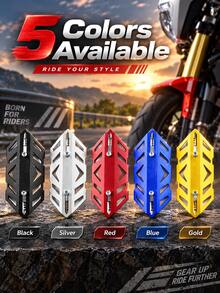Penutup Garpu Depan Motor, Pelindung Peredam Kejut Paduan Aluminium, Pelindung Tabung Garpu Logam, Penutup Suspensi Dekoratif, Penutup Garpu Motor Desain Berongga, Aksesoris Motor Kustom Street Bike, Suku Cadang Modifikasi Motor - A - View 10