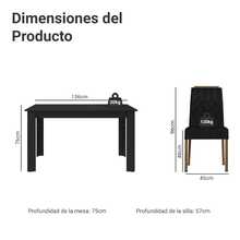 MADESA Dining Table & Chair Sets - Multicolor - View 3