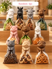 1/5/10pcs Cute Animal Shaped Bag Clips, Reusable Leg Slot Design, Suitable For Folding Bags, Snack Lovers, Coffee And Cereal Bag Sealing Clips, Kitchen And Pantry Storage, Fun Countertop Decor, Home Daily Essentials - Multicolor - View 11