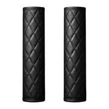 1PC/2PCS Diamond PU Leather Car Seat Belt Shoulder Pads - Enhanced Comfort For Car Interior, Black Car Accessory, Soft Breathable Fabric, Essential For Daily Commute, Upgrade Driving Experience, Fashionable Design - A - View 13