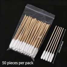 50pcs Extra Long Pet Cleaning Swabs, Pet Cotton Swabs, Cotton Buds For Ear Cleaning, Skin Cleaning, Medication Application, Large Cotton Swabs Suitable For Small, Medium, Large Cats And Dogs - Multicolor - View 14