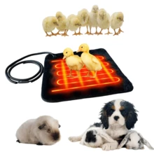 Pet Heating Pad 5V USB Electric Pet Mat, Suitable For Small Dogs And Cats, With Anti-Bite Cord, Soft Faux Rabbit Fur, 45x45cm/17.7x17.7inch, 10W - Multicolor - View 4