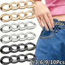 2/3/6/9/10Pcs Waist Tightener Buttons For Women's Pants, Reusable Tightening Clips For Loose Pants - Multicolor - View 13