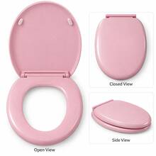 Universal Toilet Seat, Thickened Toilettainer Cover Plate, Compatible With U-Shaped, V-Shaped, O-Shaped, And Traditional Toilet Seats For Home Use. - A - View 4