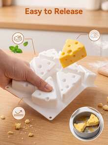 Flower-Shaped Silicone Ice Cube Tray, Nature Series, Material, Easy Release, Summer Ice Making Essential - Multicolor - View 3