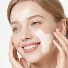 12/20/40pcs Facial Patches, Overnight Smoothing Face Patches, Y-Shaped Design For Facial Contours, Suitable For Forehead, Between Eyes, Around Mouth, Lips, And Eye Area - Clear - View 1