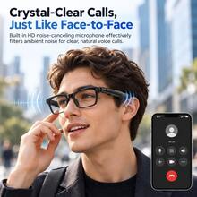 AI New Smart Video Glasses, 13MP High-Definition Camera, First-Person POV Vlog Camera, AI Translation And Voice Assistant, Object Recognition, Open-Ear Audio, Hands-Free Calling, Domestic AI Model, Long-Lasting And Stable Battery Life, Suitable For Various Scenarios, Suitable For Travel, Cycling And Gifts With Replaceable Lenses, Three Lens Options, Technology, Holiday Gift For Friends And Family, Birthday Gift - View 6