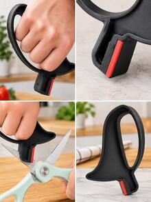 Handheld Scissor Sharpener With A Modern Ergonomic Handle For Home Chefs And Craft Enthusiasts, A Creative And Scissor Sharpening Tool For Kitchen Paper Crafts - View 7