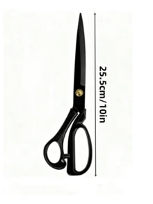 10-Inch Heavy Duty Professional Tailor Scissors - Ultra Sharp Industrial Grade Shears, Suitable For Cutting Fabric, Leather | Ideal For Home, Office, Artists And Sewing Enthusiasts - Color and Style Are Random - View 18