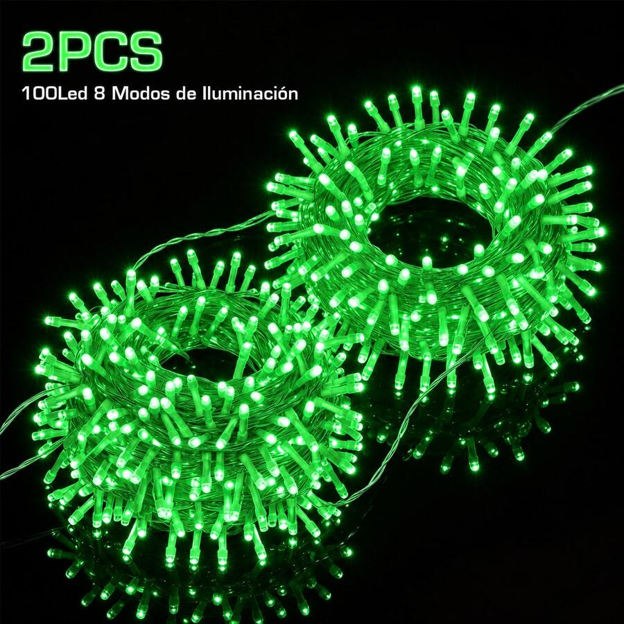 String Lights - Green - View 1