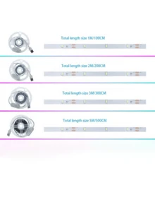 LED High Brightness Yard Decorative Light Strip, Flexible LED Light Strip, Warm White/White Light With Button Switch, USB Powered, Modern Home Decor, Easy Installation, Suitable For TV Background, Bedroom, Living Room, Hallway, Kitchen, DIY Home Decoration Light Strip - COB - View 8