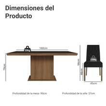 MADESA Dining Table & Chair Sets - Black - View 3