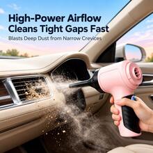 Handheld Vacuum Cordless, Portable Rechargeable Car Vacuum Cleaner With Strong Suction, Lightweight Mini Hand Held Vacuum For Car Interior, Home, Pet Hair, Sofa, Keyboard, Dust Cleaning - A - View 6
