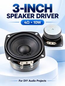 2pcs 3-Inch Speaker, 20 Cores, 4 Ohms, 15W Diamond Basin, K-Song Sound System, DIY Square Bass, 79mm Speaker - Mid-bass Speaker - View 3