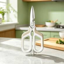 Super Sharp Multi-Functional Heavy-Duty Stainless Steel Kitchen Scissors, With A Bottle Opener And Nut Clip, For Home Cooking, Ingredient Preparation And Barbecuing,Christmas Kitchen Floor Mat, Tray For Kitchen Essentials, Christmas Home Decoration, - Gold - View 7