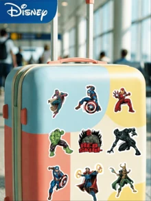 50pcs Disney Avengers Official Licensed Vinyl Stickers, Fun Cute Cartoon Stickers For Kids Students Water Bottles, Laptops, Lockers, Folders, Notebooks, Scrapbooks, Back To School Gift, Teacher Classroom Behavior Chart Reward, Student Incentive Prizes, Waterproof Durable Sticker Set, Suitable For Boys And Girls - Multicolor - View 11