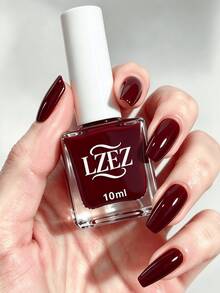 LZEZ 10ml/瓶 2026新款水性指甲油，快乾持久可卸除，夏季配色，女性美甲，節日禮物 - 紅色 - 查看 2