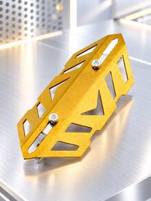Penutup Garpu Depan Motor, Pelindung Peredam Kejut Paduan Aluminium, Pelindung Tabung Garpu Logam, Penutup Suspensi Dekoratif, Penutup Garpu Motor Desain Berongga, Aksesoris Motor Kustom Street Bike, Suku Cadang Modifikasi Motor - A - View 13