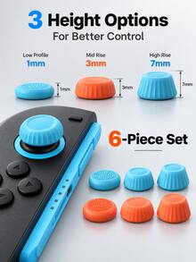 أغطية قبضة الإبهام من السيليكون بتصميم مخلب قطة مجوف متوافقة مع وحدة تحكم Switch 2، بطانية حماية عصا التحكم لطيف لوحدة ألعاب Switch2 Joy-Con - مشاهدة 10