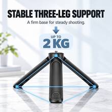 Universal Phone Camera Tripod With 360° Ball Head 1/4" Universal Screw, Extendable Desktop Tripod Handheld Handle, Suitable For Cameras - one-size - View 6