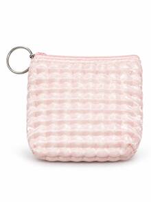Multi-Color Fashion Women's Mini Coin Purse, Zipper Closure, Can Hold Driver's License, ID Card, Earphone Cable, Also Suitable As Makeup Bag, Wallet, Phone Bag, Perfect For Halloween/Christmas Special Offer - Multicolor - View 10
