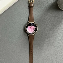Glossy Bamboo Knot Pattern Watch Band Suitable For Huawei GT6/GT5/GT4 Women's Genuine Leather Bamboo Knot Pattern Fragrant Style Watch Band New GT6 41mm Wristband - Multicolor - View 5