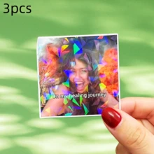 Miếng dán vinyl chống nước hình cô gái cười trên nền nổ với dòng chữ "On My Healing Journey" - bề mặt nhẵn bền, miếng dán tự dính, phù hợp cho ô tô, cửa sổ, laptop, xe tải, bình nước - thiết kế đa năng bền bỉ, miếng dán ô tô - Một cỡ - Xem 13