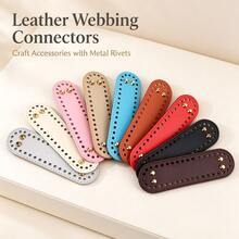 9/5 Pcs/Set Faux Leather DIY Handbag Bottoms, 7.09x1.97inch PU Material Pack For Crafting - Multicolor - View 11