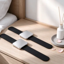 1pc Black Silicone Magnetic Wristband, Strong Magnetic Metal Surface For Adsorbing Sewing Pins And Hair Clips, Dual-Use For Patchwork Sewing And Hair Styling, Elastic Wrist Band Fits Wrist, Professional Practical Accessory For Handmade And Hair Salon - Multicolor - View 14