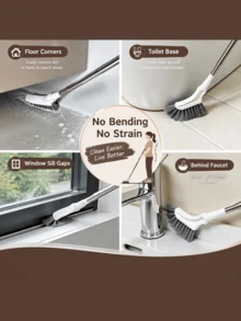 Extendable Gap Cleaning Brush With Long Extendable Handle, L-Shaped ...