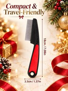 1pc Scalp Massage Comb, Dense Bristles Help Remove Dandruff And Deep Clean, Hair Styling Tool And Accessory - Multicolor - View 6