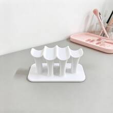 1pc White 4-Slot Nail Support Stand, Ergonomic Design, Nail Finger Rest, Salon Nail Polish Finger Support Rack, Nail Art Tool - Multicolor - View 7
