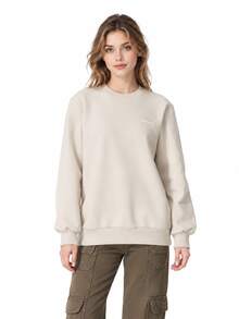 Columbia Women's Outdoor Sports Fitness Training Breathable Casual Pullover Sweatshirt - Off White - View 1