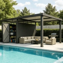 Storage Sheds - Black - View 12