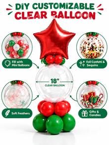 21 quả bóng bay trang trí tiệc Giáng Sinh sáng tạo - Nhiều màu - Xem 4