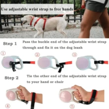 Dog Anti-Slip Wrist Leash, Durable And Wear-Resistant Outdoor Walking And Running, Wrist-Style Dog Leash, Portable Pet Accessory - Multicolor - View 4