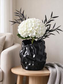 1pc Pleated Wavy Texture Planter, Multi-Color Options, Nordic Minimalist Style, Suitable For Windowsill, Desktop, Living Room, Balcony, Bedroom, Indoor Green Plant Home Decor Flower Pot - 1pc - View 9